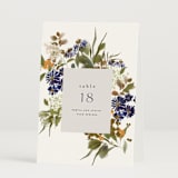 "Pressed Garden" - Table Numbers in Fall by Grace Kreinbrink - Folded