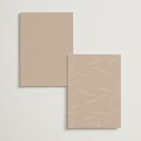 "Ophelia" - Table Numbers in Dusty Rose by Kelly Schmidt - Back of Card Options