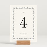 "Americana" - Table Numbers in Sea by leslie hamer - Displayed (stand not included)