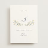 "Monogrammed" - Table Numbers in Spring by Petra Kern - Front