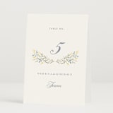 "Monogrammed" - Table Numbers in Spring by Petra Kern - Folded