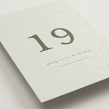 "tortina" - Table Numbers in Aqua Mist by chocomocacino - Detail