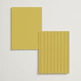 "Calia " - Table Numbers in Caribbean Citrus by Ani Somi - Back of Card Options