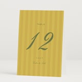 "Calia " - Table Numbers in Caribbean Citrus by Ani Somi - Folded
