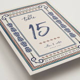 "Vase" - Table Numbers in Neptune by Kelly Watkins - Detail