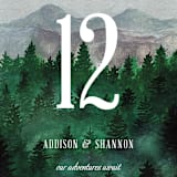 "Adventure Awaits" - Table Numbers in Smoke by Elly - Detail