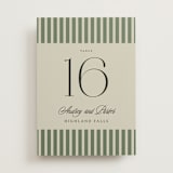 "holiday ribbon" - Table Numbers in Ruby by Jackie Crawford - Front