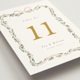 "Ribbonly Frame" - Table Numbers in Blush by Itsy Belle Studio - Detail