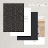 "Eternal Love" - Table Numbers in Dark Chocolate by Laura Bolter - Back of Card Options