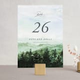 "mountain wedding" - Table Numbers in Summer by Anastasia Makarova - Front