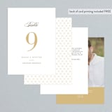 "Valencay" - Table Numbers in Silk by chocomocacino - Back of Card Options