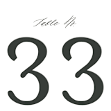 "Sedona" - Table Numbers in Desert Sands by Itsy Belle Studio - Detail