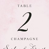 "Garden Party Joy" - Table Numbers in Blush by frances mathys - Detail