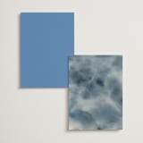 "Nilgiri" - Table Numbers in Blueberry by Creo Study - Back of Card Options