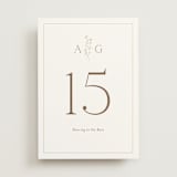 "kouignette" - Table Numbers in Chiffon by chocomocacino - Front