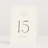 "kouignette" - Table Numbers in Chiffon by chocomocacino - Folded