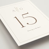 "kouignette" - Table Numbers in Chiffon by chocomocacino - Detail