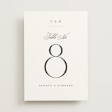 "Conley" - Table Numbers in Leaf by Kristie Kern - Front