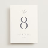 "Regal" - Table Numbers in Snow by Melinda Denison - Front