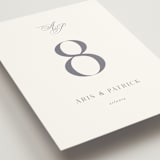 "Regal" - Table Numbers in Snow by Melinda Denison - Detail