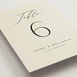 "Glide" - Table Numbers in Porcelain by Jennifer Postorino - Detail