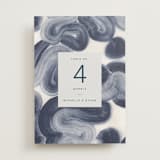 "meanders" - Table Numbers in Ocean by Sumak Studio - Front