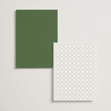 "Somerset" - Table Numbers in Evergreen by Melanie Kosuge - Back of Card Options