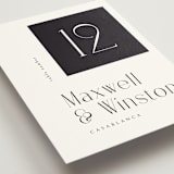"Wedding Editorial" - Table Numbers in Tuxedo by Ana de Sousa - Detail