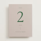 "wellness" - Table Numbers in Vineyard by Sumak Studio - Front