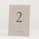 "wellness" - Table Numbers in Vineyard by Sumak Studio - Folded