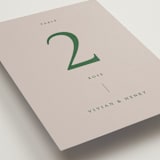 "wellness" - Table Numbers in Vineyard by Sumak Studio - Detail