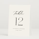 "Grande" - Table Numbers in Cotton by Carolyn Nicks - Folded
