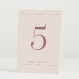 "Together" - Table Numbers in Romance by Kristin Oliversen - Folded