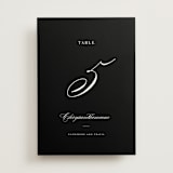 "Classically Elegant" - Table Numbers in Snow by Brandy Folse - Front