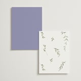 "Enchanted Evening" - Table Numbers in Lavender by Design Lotus - Back of Card Options
