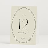 "la graine" - Table Numbers in Onyx by Alaina Cherup - Folded