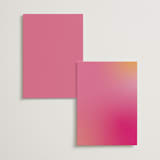 "Pop Romance" - Table Numbers in Fruit Punch by Ashley DeMeyere - Back of Card Options