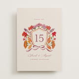"Crest Fall" - Table Numbers in Autumn by Pink House Press - Front