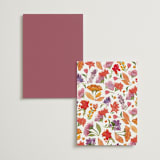 "Crest Fall" - Table Numbers in Autumn by Pink House Press - Back of Card Options