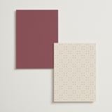 "Chantilly" - Table Numbers in Mauve by Erica Krystek - Back of Card Options