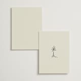 "Sundaland Gardens" - Table Numbers in Ivory by Ani Somi - Back of Card Options