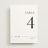 "Align" - Table Numbers in Cotton by Jennifer Postorino - Front