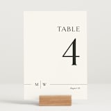"Align" - Table Numbers in Cotton by Jennifer Postorino - Displayed (stand not included)