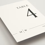 "Align" - Table Numbers in Cotton by Jennifer Postorino - Detail