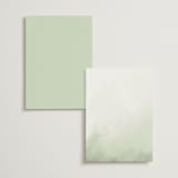 "Hillside" - Table Numbers in Moss by Hannah Williams - Back of Card Options