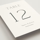 "In Love" - Table Numbers in Cotton by Vanessa Doyle - Detail