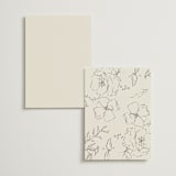 "Wonderful Tonight" - Table Numbers in Oreo Creme by Design Lotus - Back of Card Options