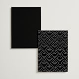 "Classic Chic" - Table Numbers in Pearl by Shirley Lin Schneider - Back of Card Options