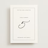 "Join Together" - Table Numbers in Inked by Design Lotus - Front