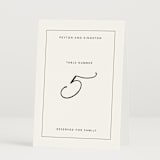 "Join Together" - Table Numbers in Inked by Design Lotus - Folded